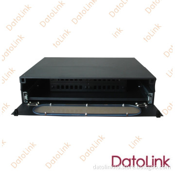 Patch Panel/ Slidable Rack Mount Type Patch Panel 24 Cores